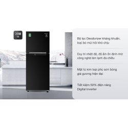 Tủ lạnh Samsung Inverter 208 lít RT20HAR8DBU/SV 0