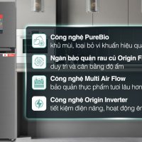 Tủ lạnh Toshiba Inverter 411 lít GR-RT559WE-PMV(58)-MM