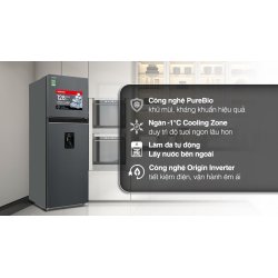 Tủ lạnh Toshiba Inverter 336 lít GR-RT435WEA-PMV(06)-MG 0