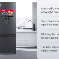Tủ lạnh Toshiba Inverter 322 lít GR-RB405WE-PMV(06)-MG