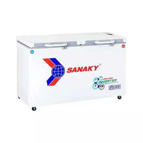 Tủ đông Sanaky VH-5699W4K inverter 365 lít 2 ngăn đông mát 0