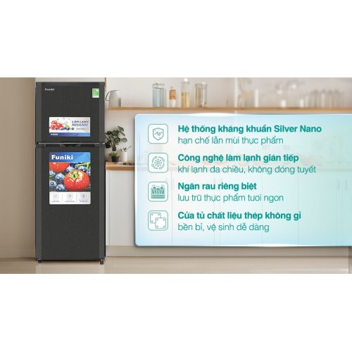Tủ lạnh Funiki 209 lít HR T6209TDG 0