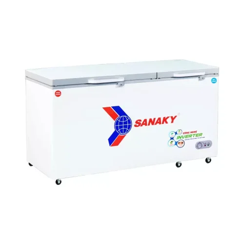Tủ đông Sanaky VH-6699W4K inverter 485 lít 2 ngăn đông mát 0