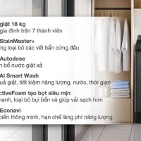 Máy giặt Panasonic Inverter 18 kg NA-FD180W3BV