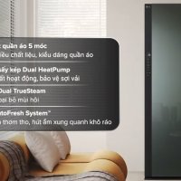 Tủ chăm sóc quần áo thông minh LG Styler Inverter 5 móc SC5MNR4G