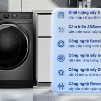 Máy sấy bơm nhiệt Electrolux UltimateCare 9 kg EDH903R7SC