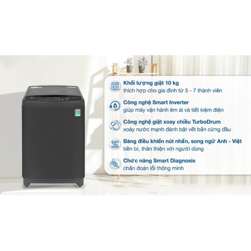 Máy giặt LG TurboDrum Inverter 10 kg T2310VS2B 0