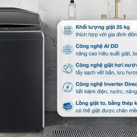 Máy giặt LG AI DD Inverter 25 kg TV2725SV9J