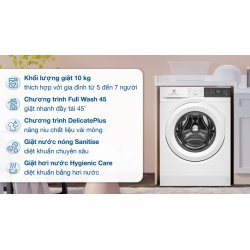 Máy giặt Electrolux UltimateCare 300 Inverter 10 kg EWF1024D3WC 0