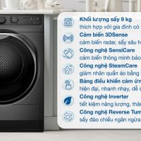 Máy sấy bơm nhiệt Electrolux UltimateCare 9 kg EDH902R9SC