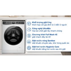 Máy giặt Electrolux UltimateCare 500 Inverter 9 kg EWF9023P5WC 0