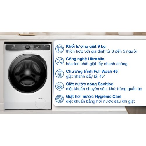 Máy giặt Electrolux UltimateCare 500 Inverter 9 kg EWF9023P5WC 0
