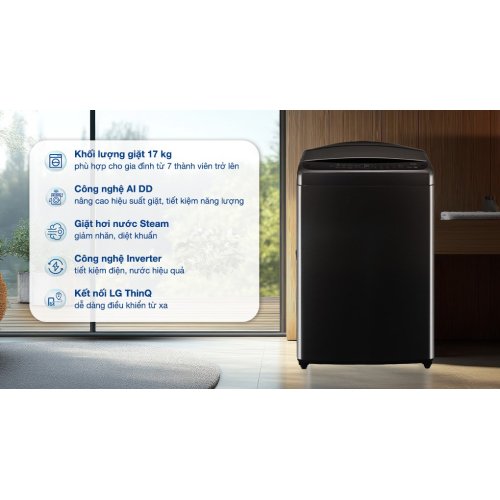 Máy giặt LG AI DD Inverter 17 kg TV2517SV7J 0
