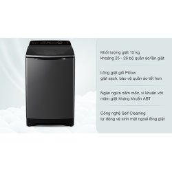 Máy giặt Aqua Inverter 15 kg AQW- DR150UGT PS 0
