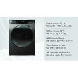 Máy giặt Sharp Inverter 9.5 Kg ES-FK954SV-G 0