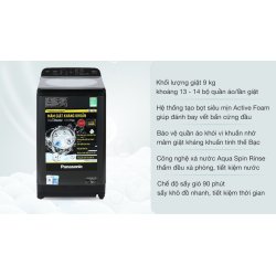 Máy giặt Panasonic 9 Kg NA-F90A9BRV 0