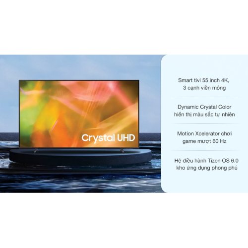 Smart Tivi Samsung 4K Crystal UHD 65 inch UA65AU8100 0