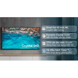 Smart Tivi Samsung 4K Crystal UHD 55 inch UA55BU8000 0