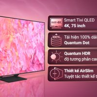Samsung Smart TV QLED QA75Q60C Mới 2023