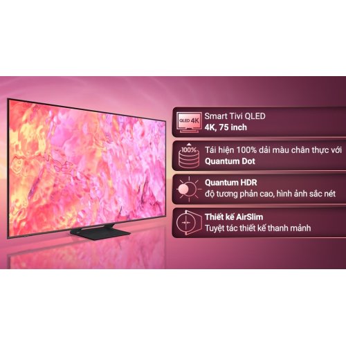 Samsung Smart TV QLED QA75Q60C Mới 2023 0