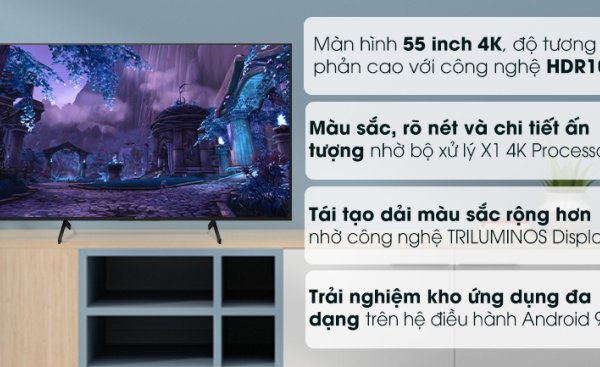 [VIDEO] GIỚI THIỆU Tivi Sony 4K 55 inch KD-55X7500H Mới 2020
