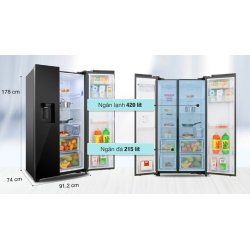 Tủ lạnh Samsung Inverter 635 lít Side By Side RS64R53012C/SV 2