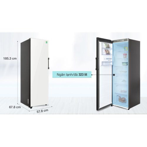 Tủ lạnh Samsung Inverter 323 lít Bespoke RZ32T744535/SV 2