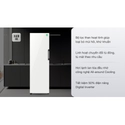 Tủ lạnh Samsung Inverter 323 lít Bespoke RZ32T744535/SV 0