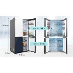 Tủ lạnh Samsung Inverter 599 lít Multi Door Bespoke RF60A91R177/SV 2