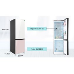 Tủ lạnh Samsung Inverter 339 lít Bespoke RB33T307055/SV 0