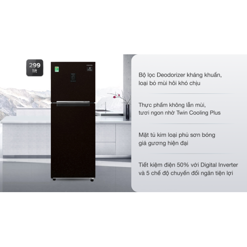 Tủ lạnh Samsung Inverter 299 lít RT29K5532BY/SV 0