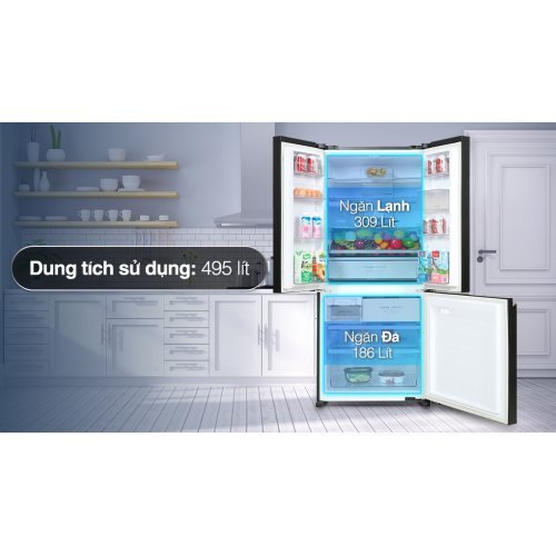 Tủ lạnh Panasonic Inverter 495 lít Multi Door PRIME+ Edition NR-CW530XMMV 2