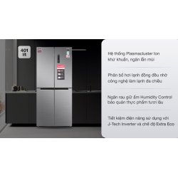 Tủ lạnh Sharp Inverter 401 lít Multi Door SJ-FXP480V-SL 0