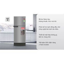 Tủ lạnh Sharp Inverter 150 lít SJ-X176E-SL 0