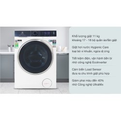 Máy giặt Electrolux Inverter 11 kg EWF1142Q7WB 0